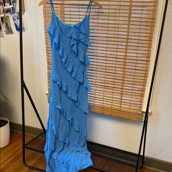 Petal & Pup Dresses & Skirts - Petal & Pup Vibrant Blue Ruffle Maxi Dress